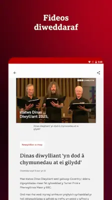 BBC Cymru Fyw android App screenshot 0