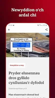 BBC Cymru Fyw android App screenshot 10