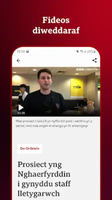 BBC Cymru Fyw android App screenshot 6